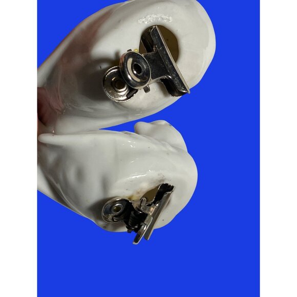 Porcelain Bird-Shaped Clip on Dove ornaments - Picture 5 of 9